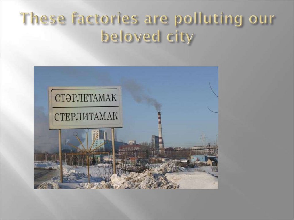 These factories are polluting our beloved city