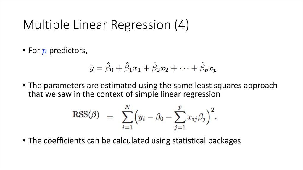 Multiple Linear Regression (4)