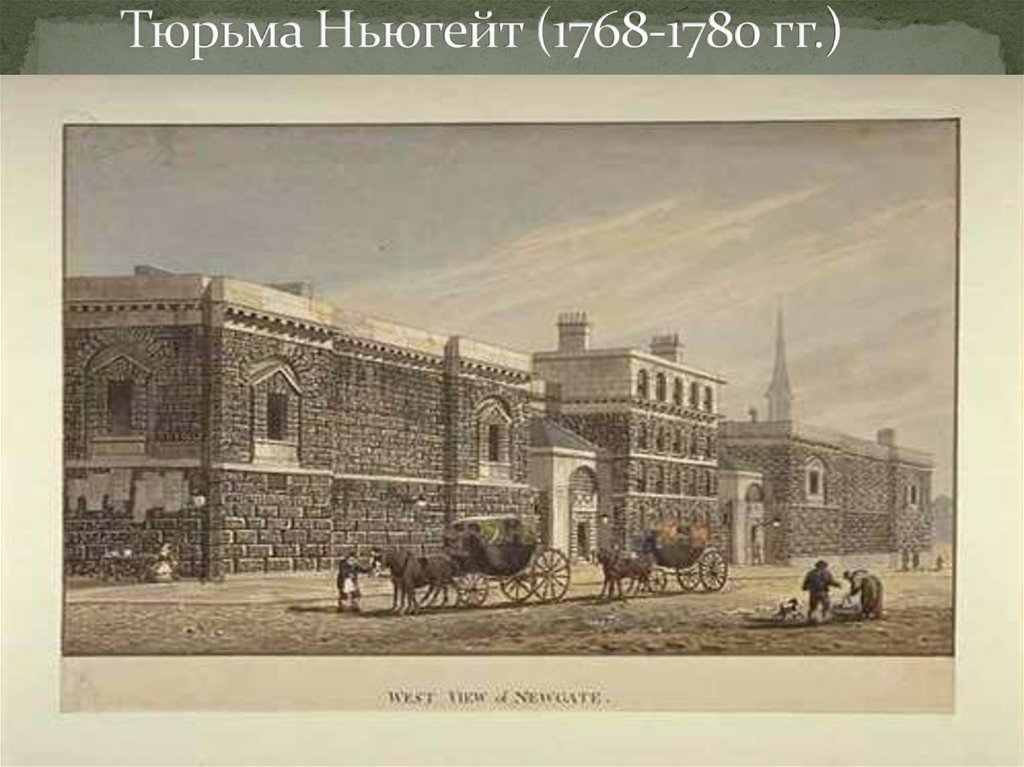 Тюрьма Ньюгейт (1768-1780 гг.)
