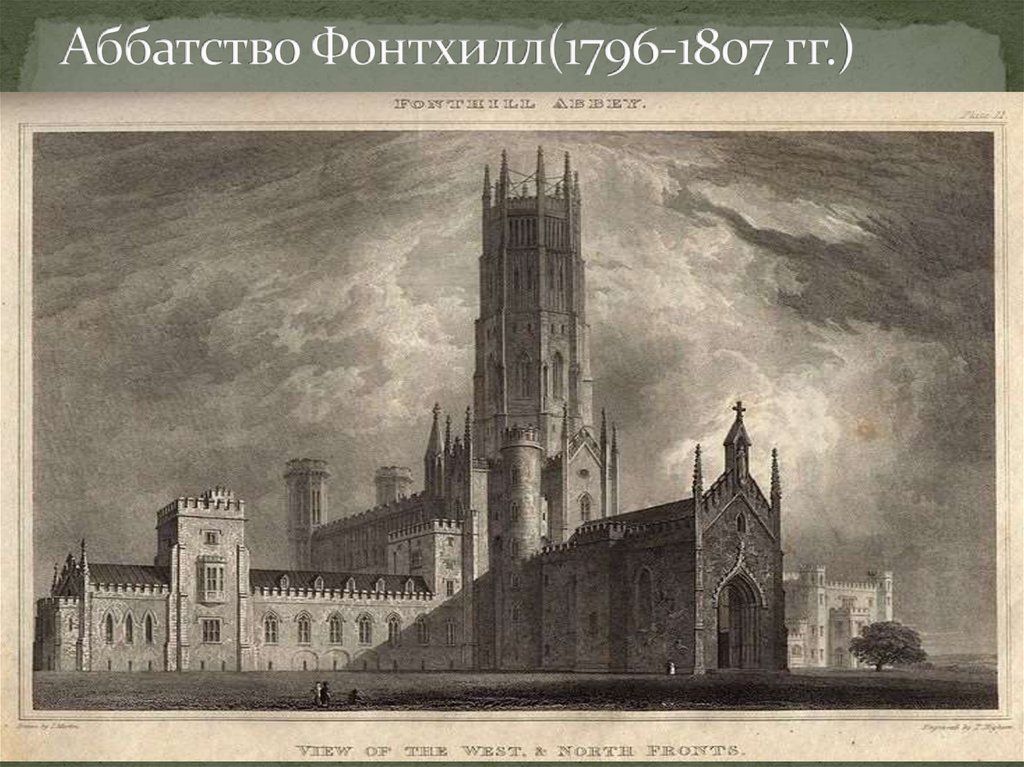 Аббатство Фонтхилл(1796-1807 гг.)
