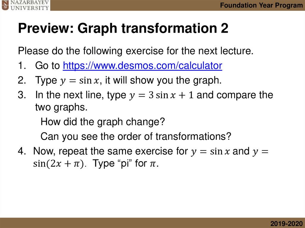 Preview: Graph transformation 2