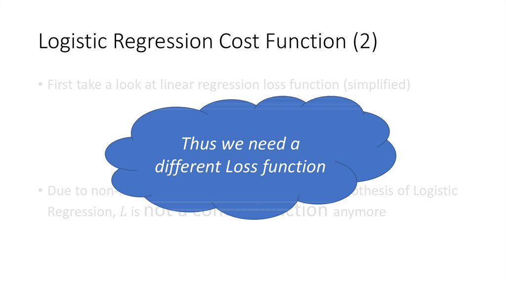 Logistic Regression Cost Function (2)