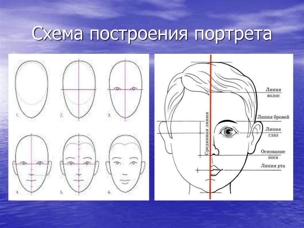 Презентация 3 класс рисуем портрет