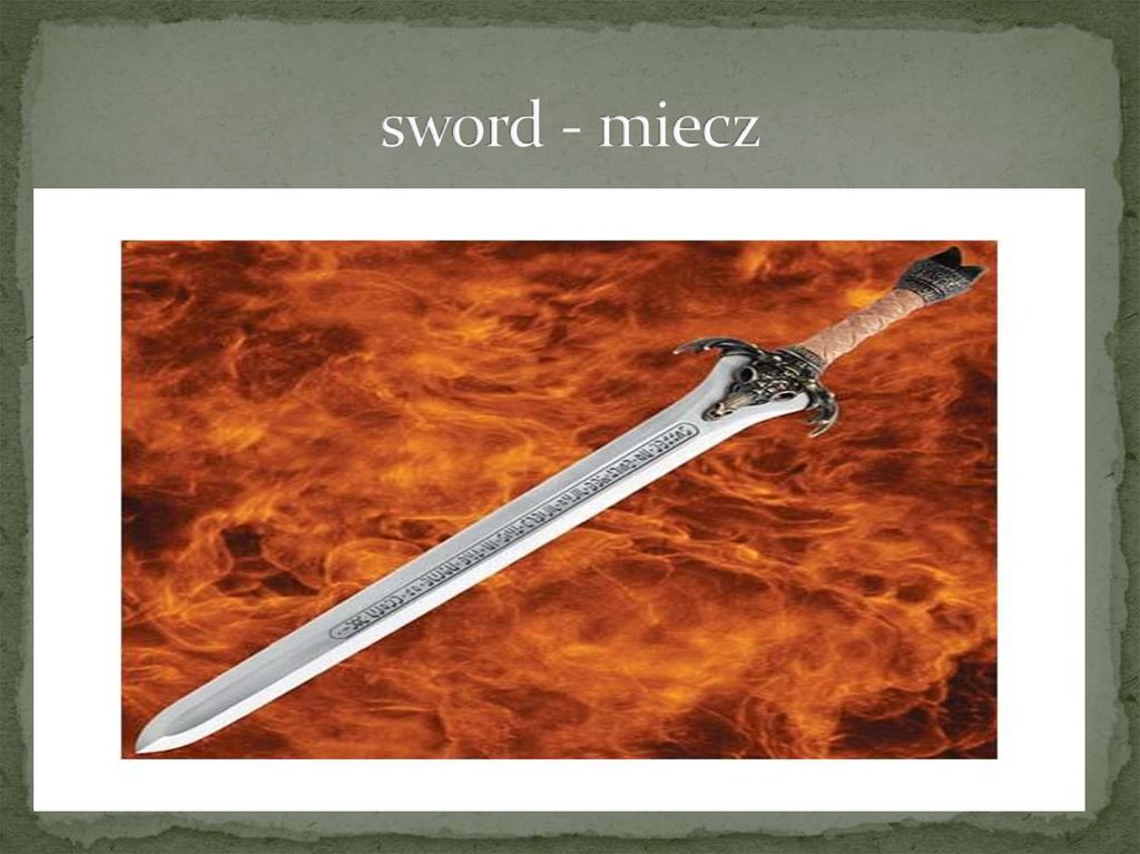 sword - miecz