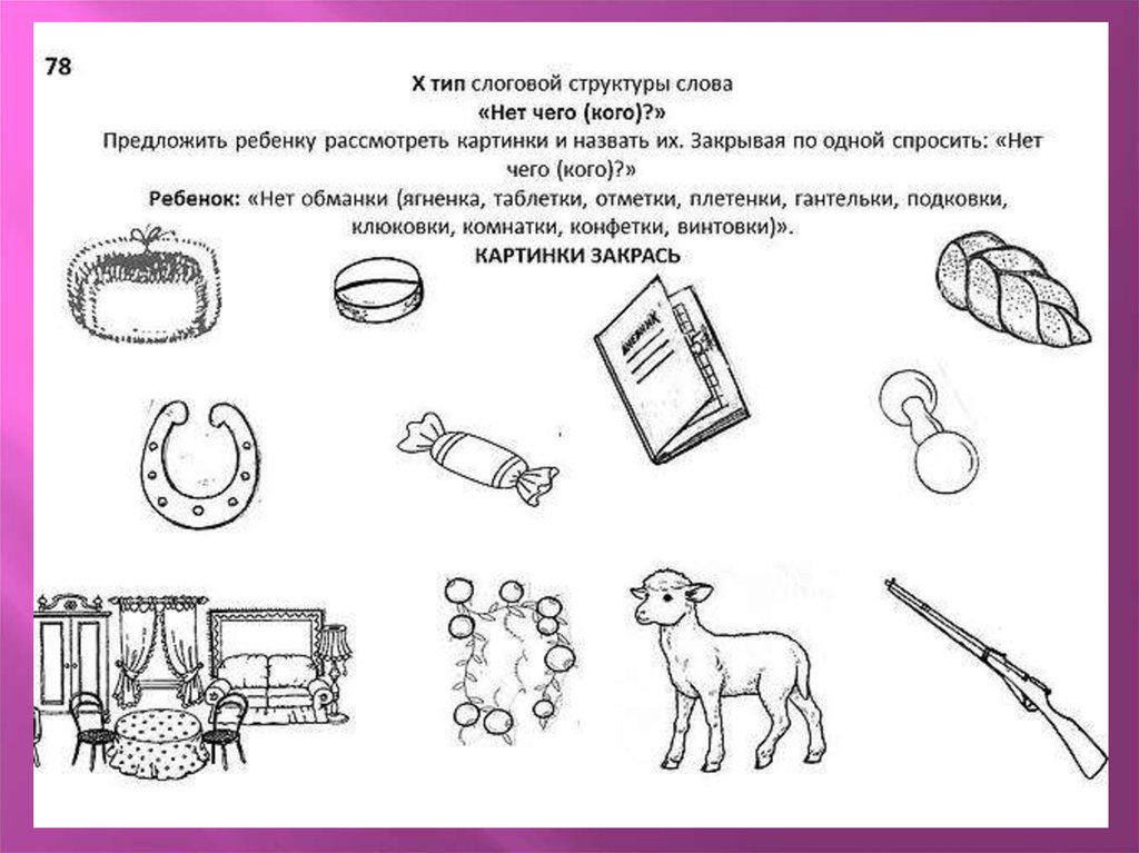 Слова 4 слоговой структуры картинки