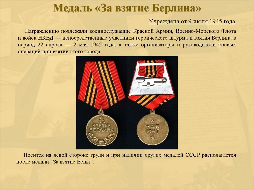 Ордена и медали великой отечественной войны фото и их названия