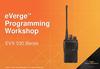 eVerge™ Programming Workshop