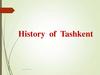 History of Tashkent