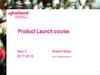 Product Launch course. Course reading / learning material
