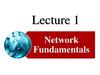 Lecture 1. Network. Fundamentals