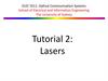 Lasers. Tutorial 2