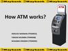 Auto teller machine, mostly referred to as “ATM”