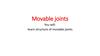 Class movable joints