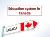 Еducation system in Canada