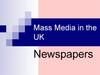 Mass Media in the UK Newspapers