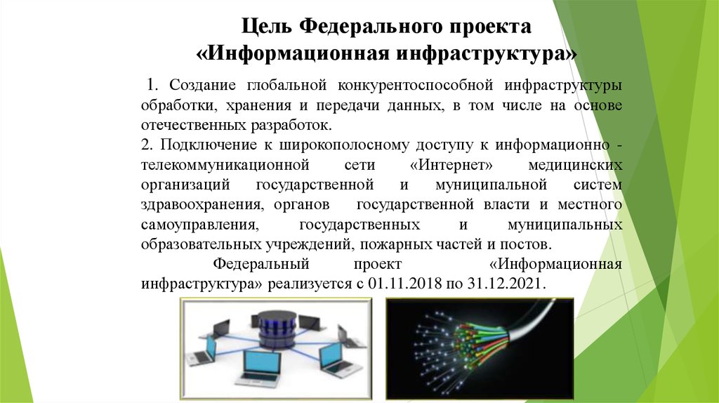 Федеральный проект информационная инфраструктура национальной программы цифровая экономика