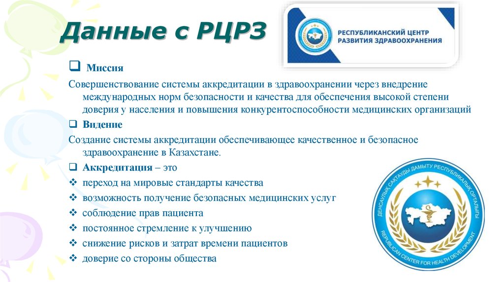 Какого числа аккредитация. Аккредитация медицинских учреждений. Миссия медицинской организации. Аккредитация в Казахстане. Аккредитация медицинского учреждения проводится с целью.