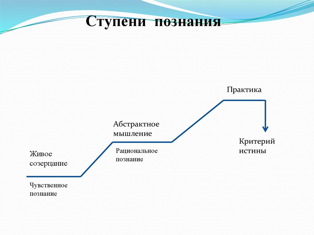 Постройте схему этапов познания эта схема последовательная или параллельная