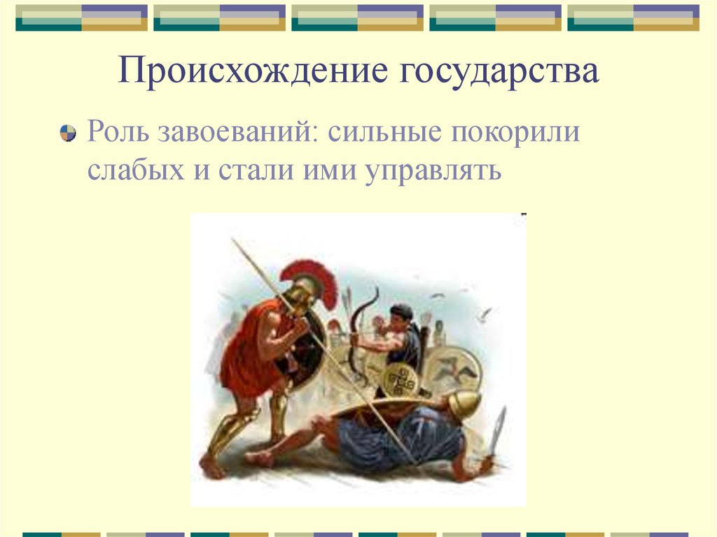 Происхождение государства