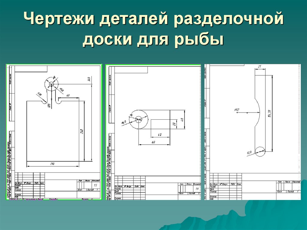 Проект по технологии рыбка разделочная доска