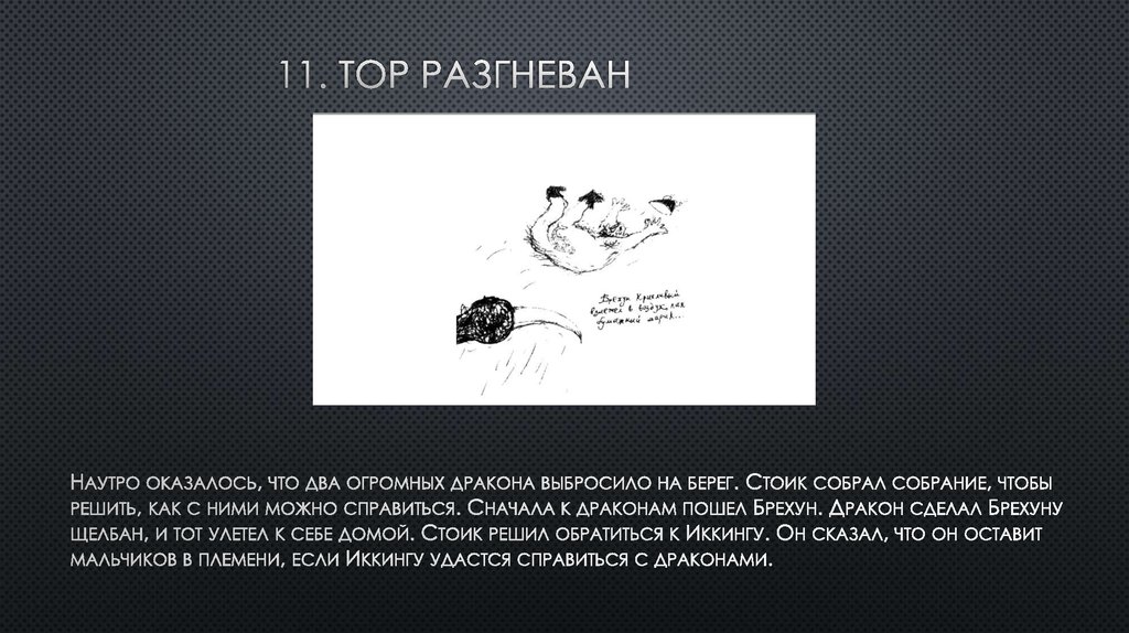 11. Тор разгневан