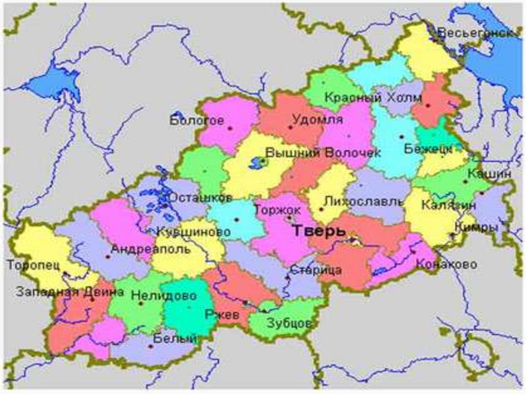 Кадастровая карта твери и тверской области