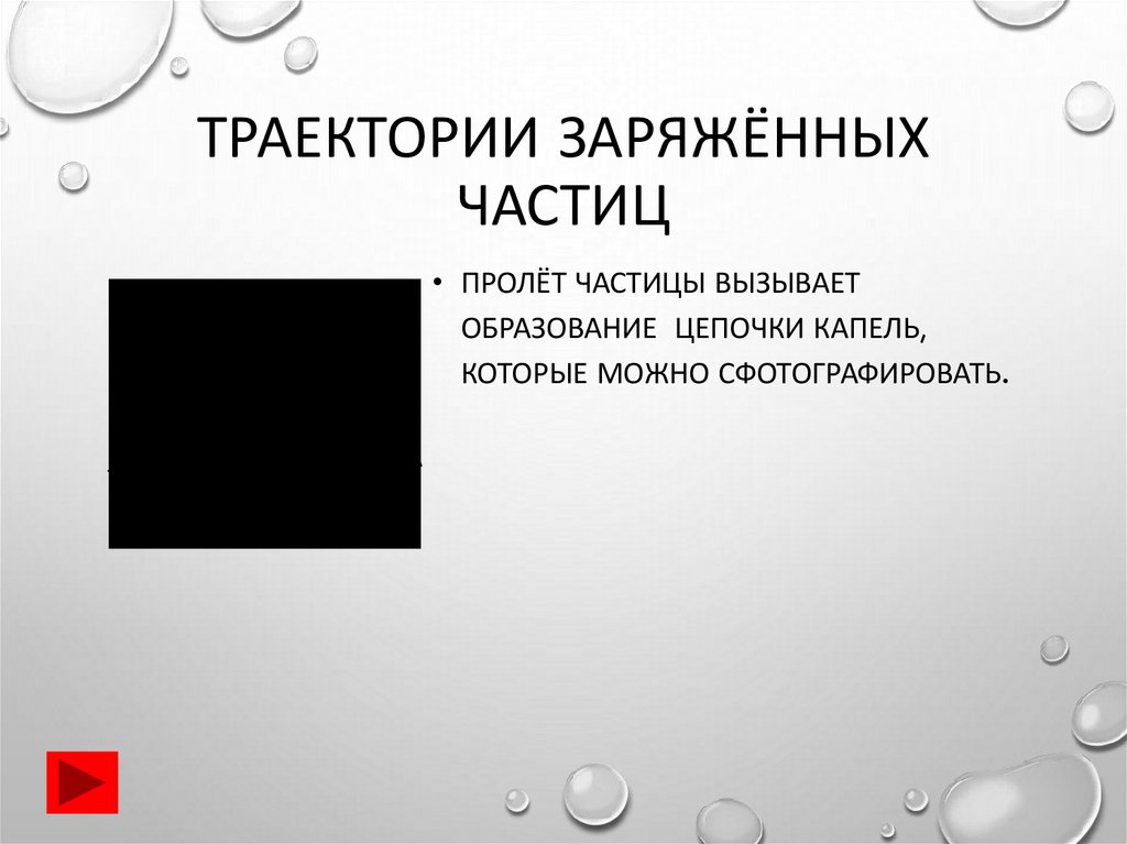 Презентация методы регистрации элементарных частиц 11 класс