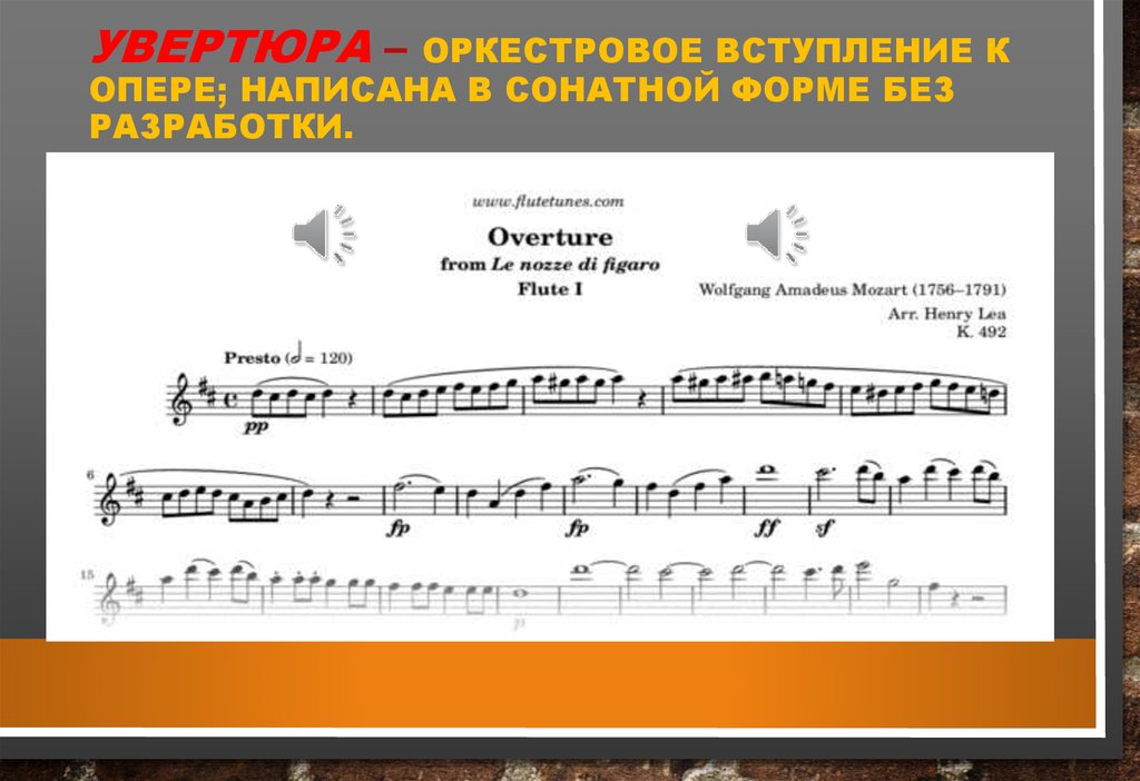 Вступление оркестра