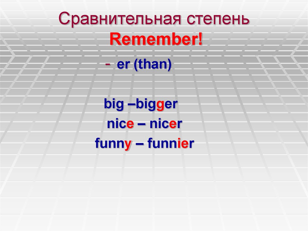 Сравнительная и превосходная степень прилагательных 5 класс презентация