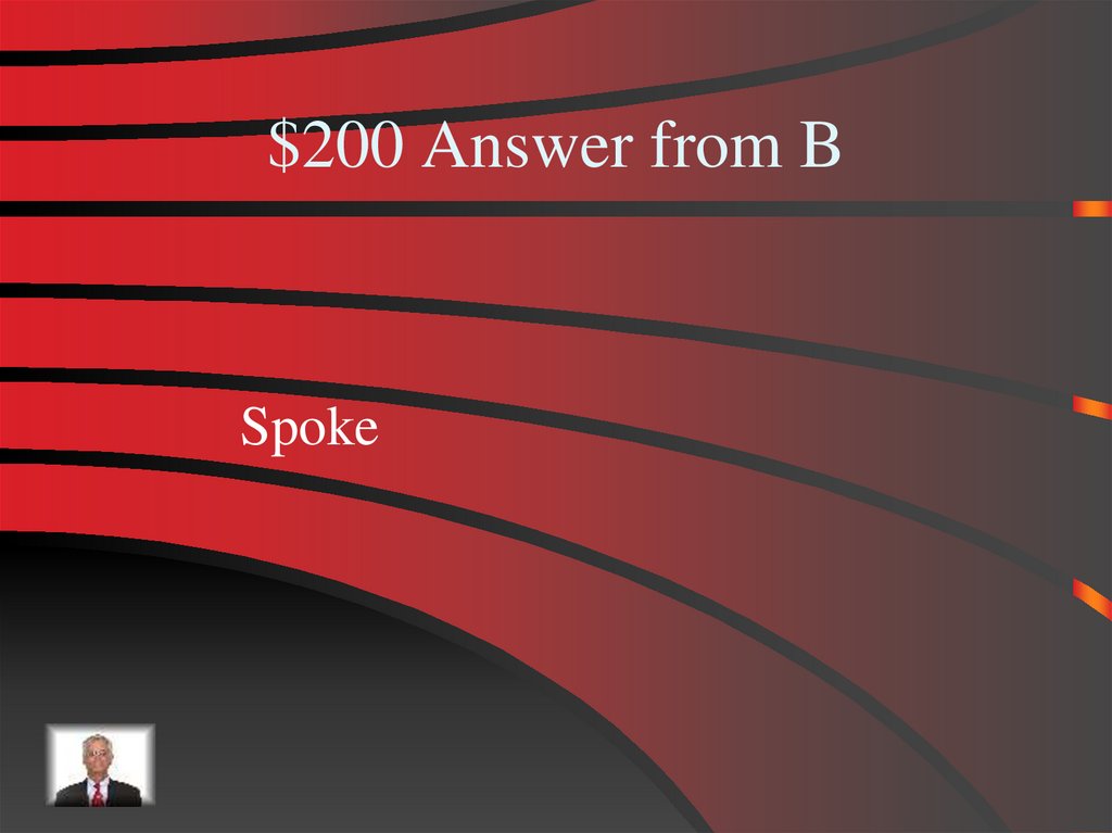 $200 Answer from B