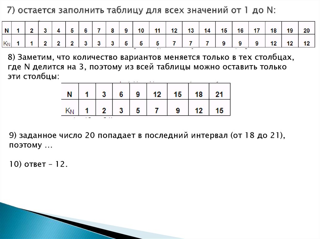 Заполнить массив функция