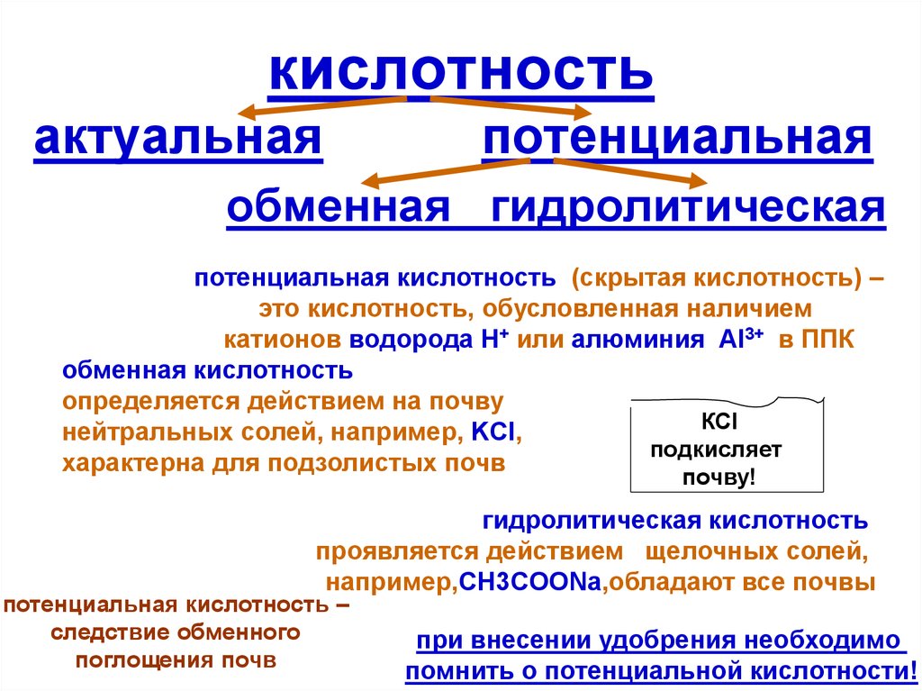 Потенциальная кислотность