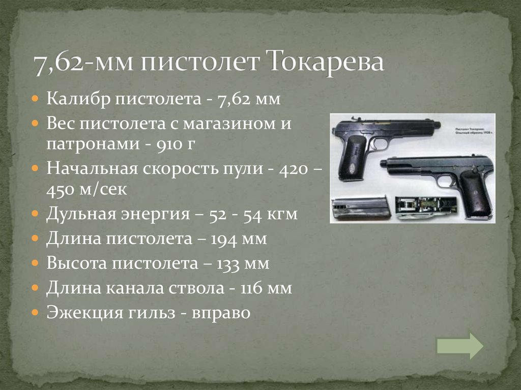 7,62-мм пистолет Токарева