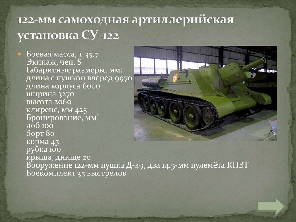 122-мм самоходная артиллерийская установка СУ-122