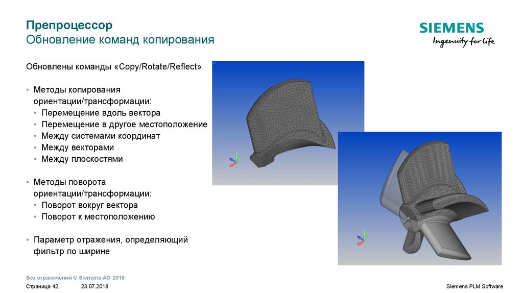 Обновление команды. Грибовидный способ поворота. Препроцессоры.