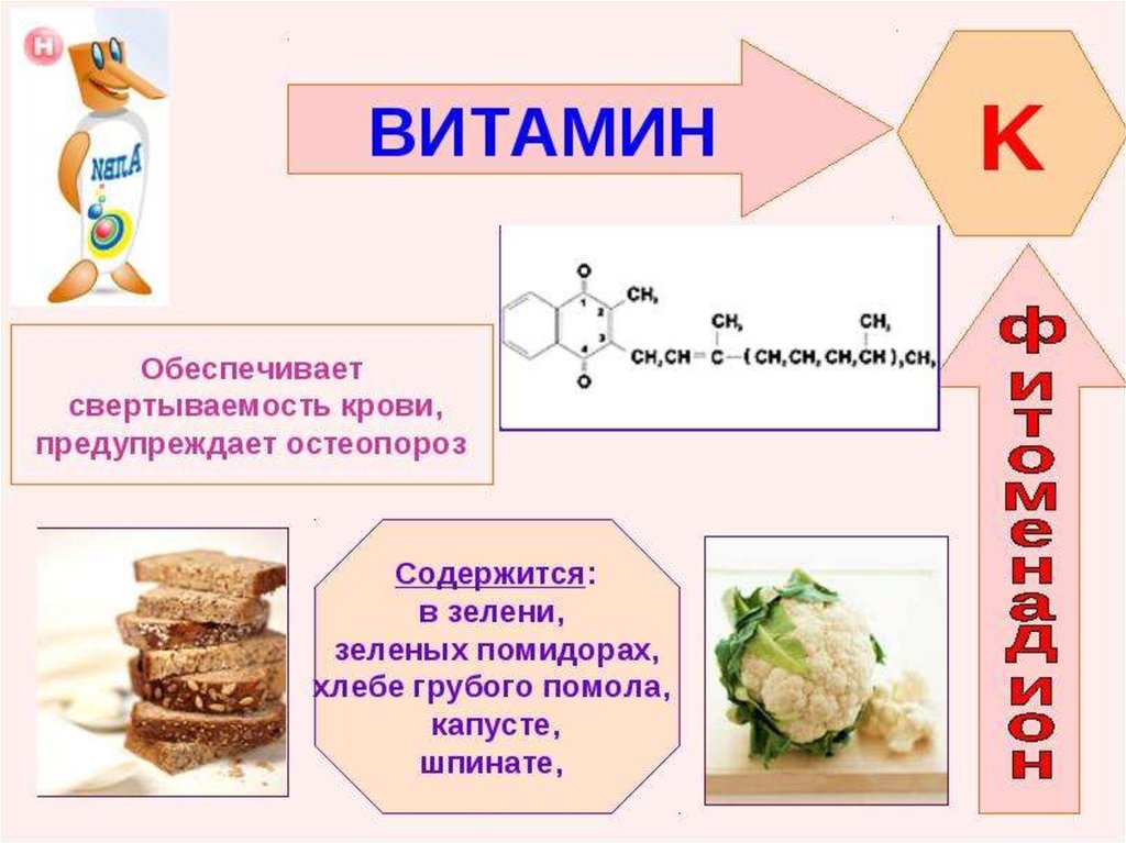 Презентация витамина к