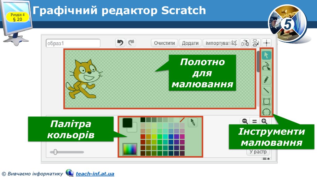 Графічний редактор Scratch