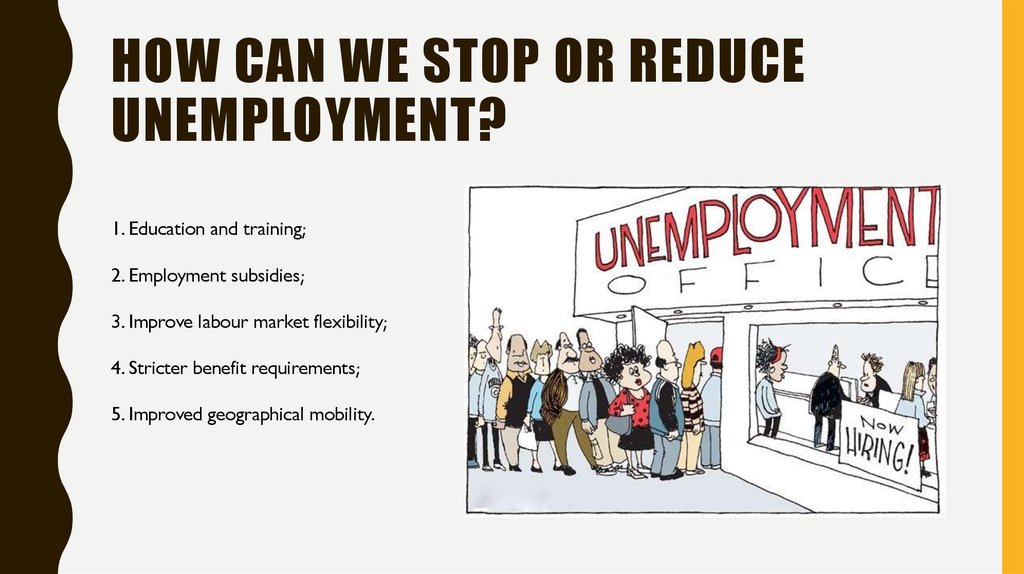 How Can The Government Reduce Unemployment