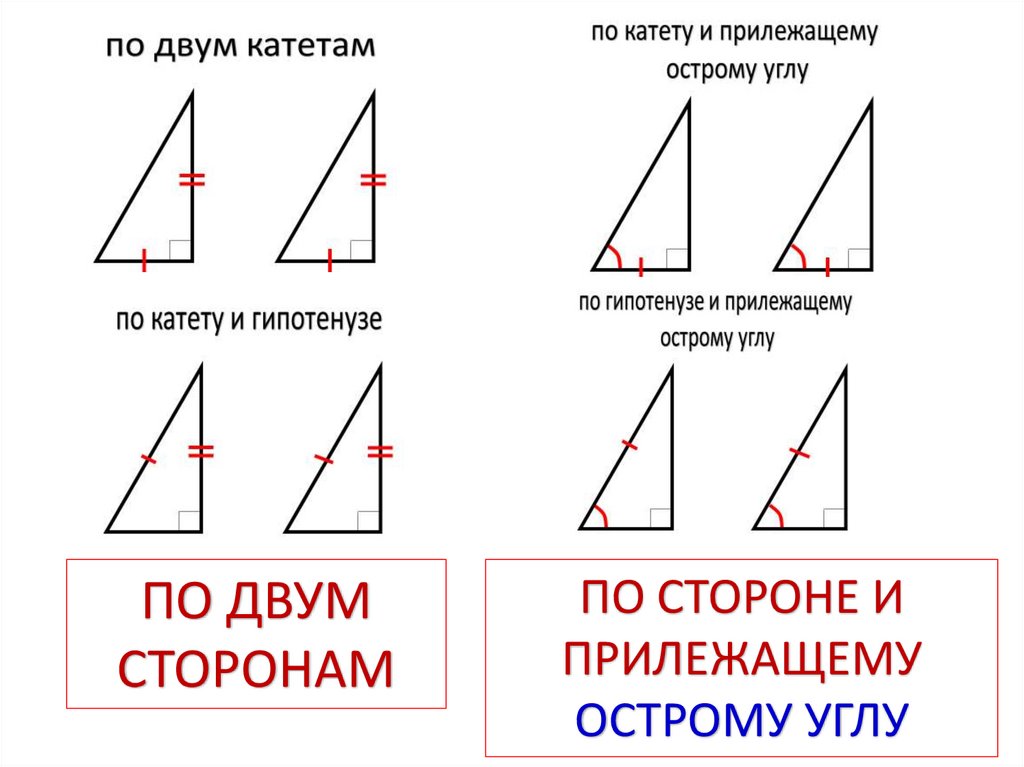 Признаки равенства прямоугольных углов. Теугольник приём. Как составить пророциб подрбныз теугольников в одном треуголтнке.