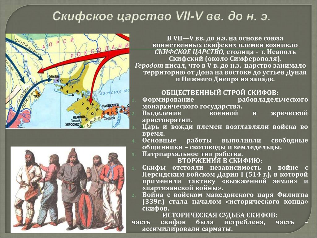 Скифское царство VII-V вв. до н. э.