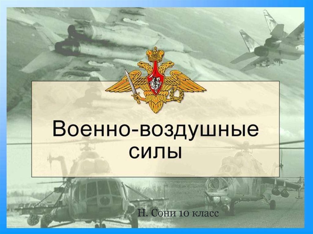 Военно воздушные силы презентация