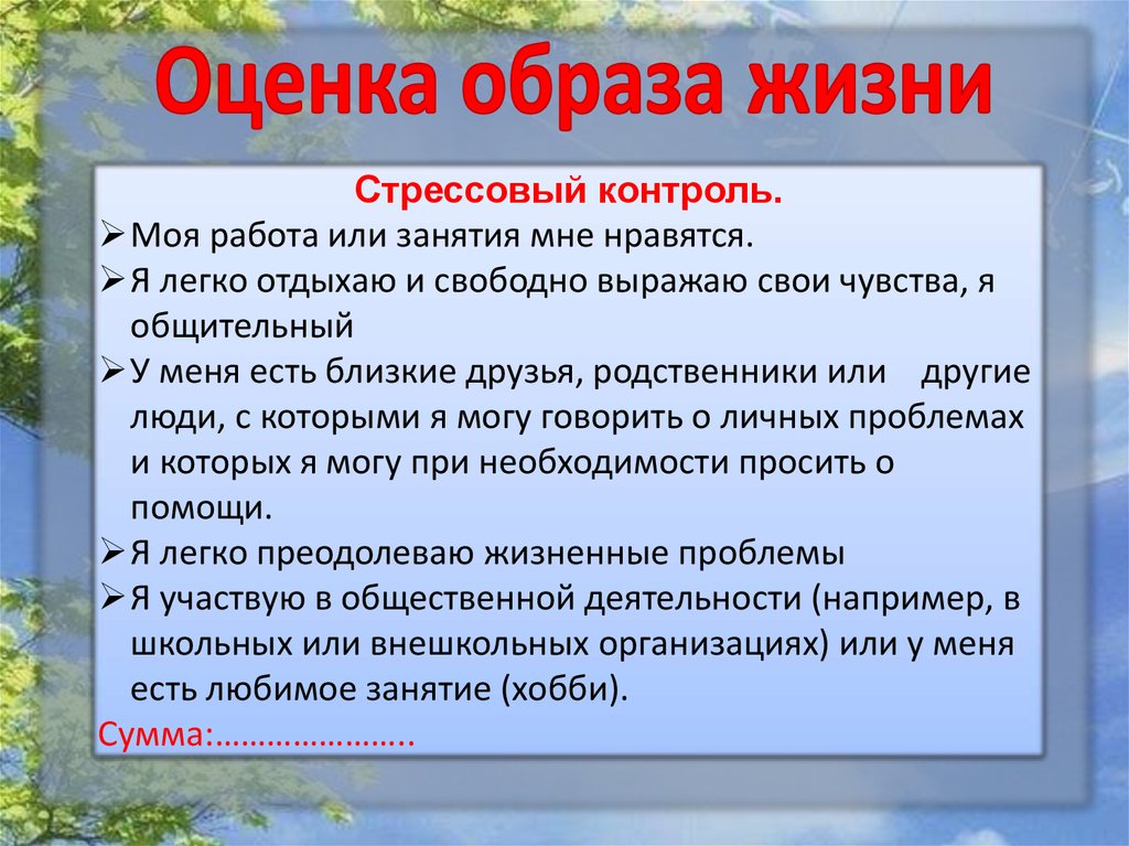 Оценка образа жизни. Оценка своего образа жизни. Оценка образа жизни человека. Исследование и оценка образа жизни. Оценка образа жизни определение.