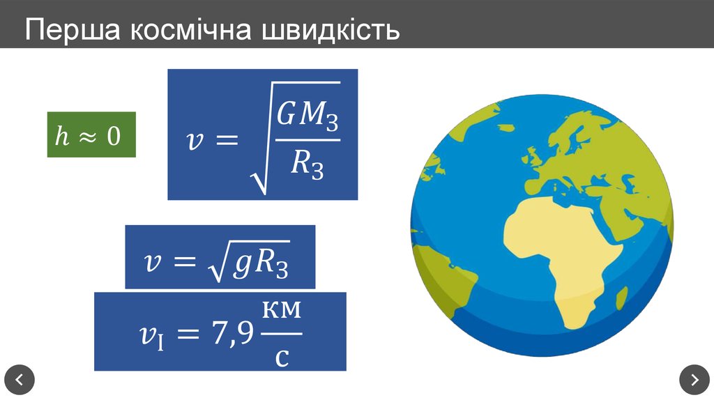 Перша космічна швидкість