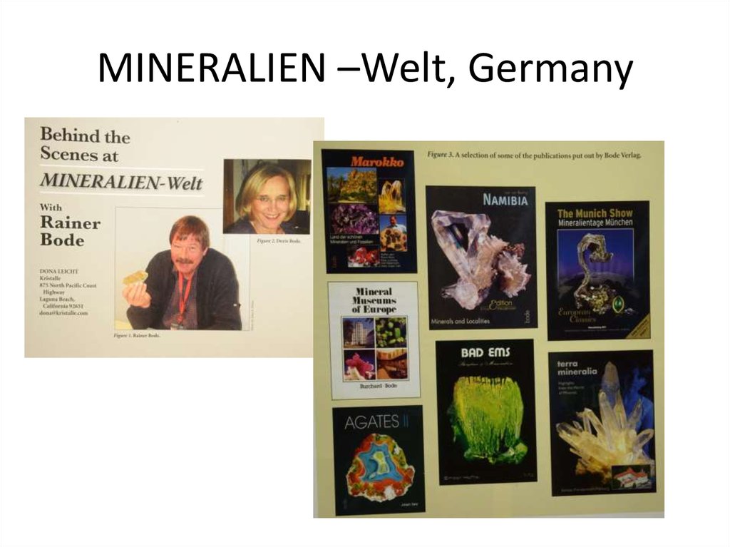 MINERALIEN –Welt, Germany