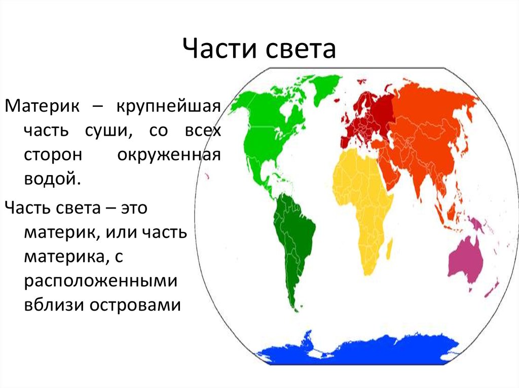 Самый большой континент в мире по площади