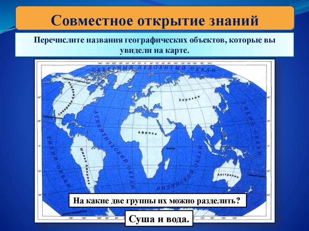 Окружающий мир 2 класс материки и океаны презентация 2 класс