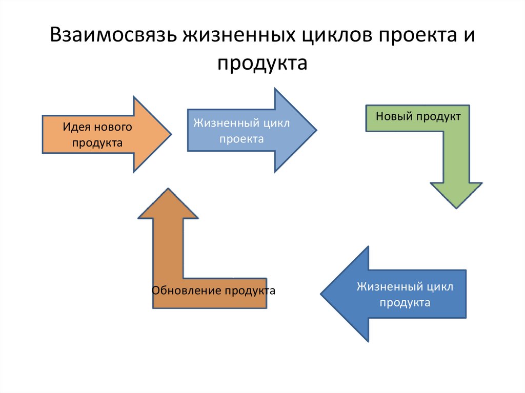 Взаимосвязь жизненного цикла проекта с окружающей средой