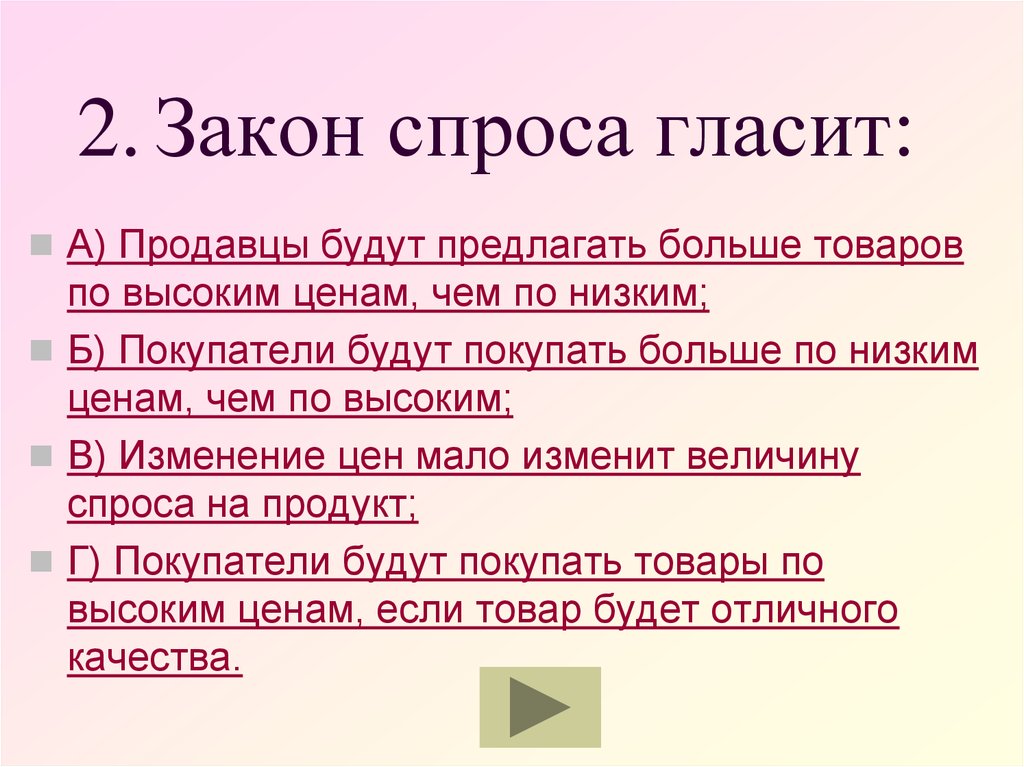 Что по чем было. Закон спроса гласит. 2. Закон спроса. Закон спроса характеризует. О чем гласит закон спроса.