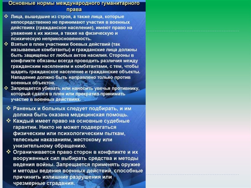 Международная защита прав человека в условиях военного времени презентация 10 класс право