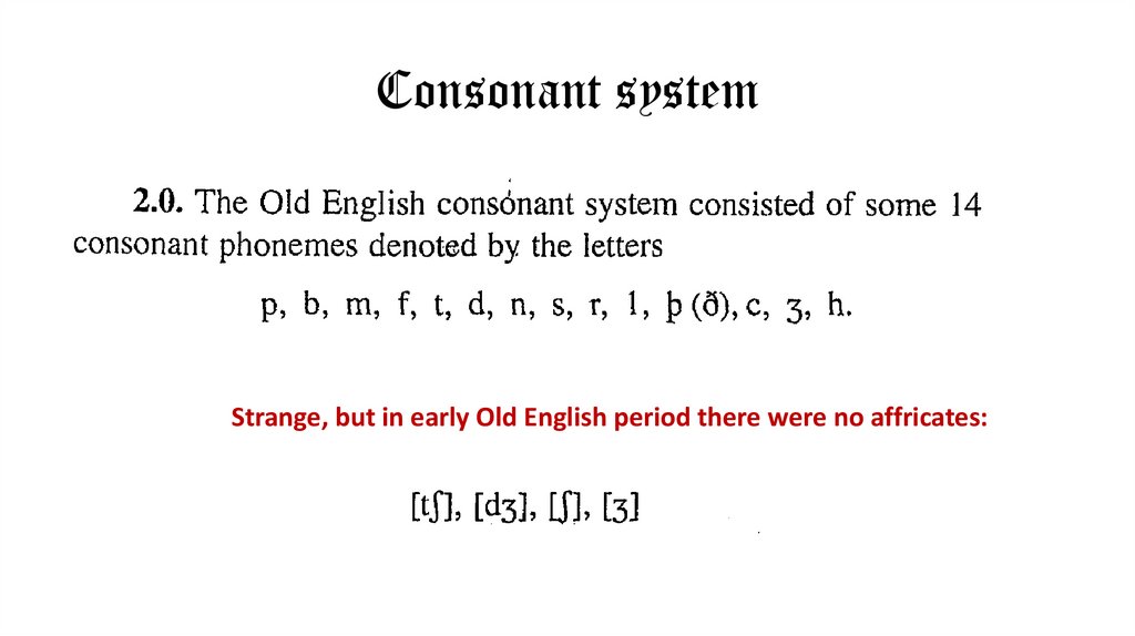 Eald Englisc Sprac Prezentaciya Onlajn